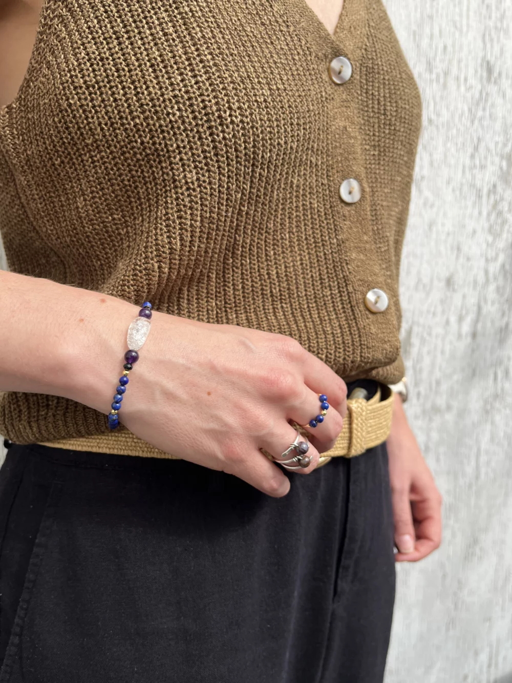 Bracelet Vilca en lapis lazuli – Image 3